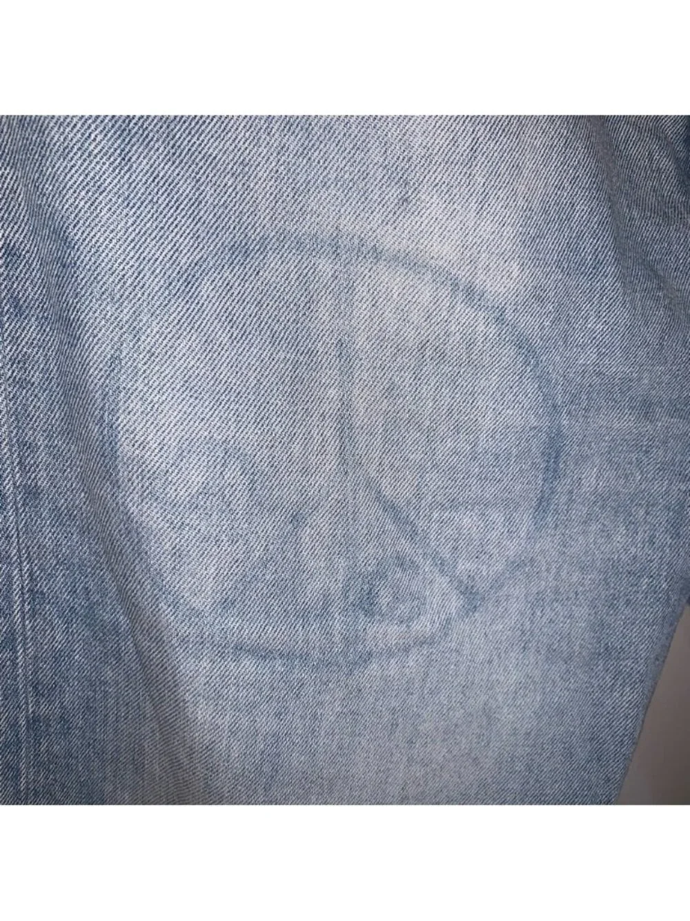 Levis 501 150th Jeans Mens 36x34 Blue Peace Sign Print Denim Button Fly Rare
